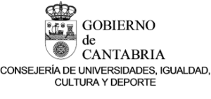 Escudo de Cantabria, consejería de universidades, igualdad, cultura y deporte