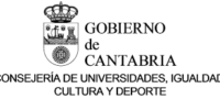 Escudo de Cantabria, consejería de universidades, igualdad, cultura y deporte